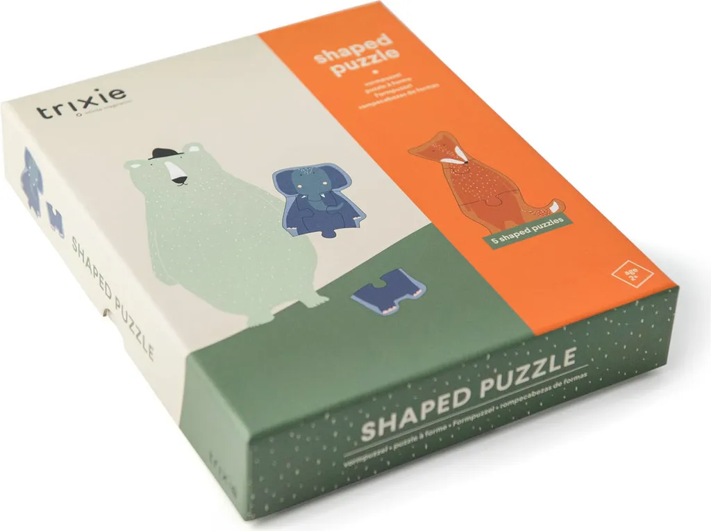 Puzzle Éducatif TRIXIE en Bois pour Enfants de 24 Mois et Plus