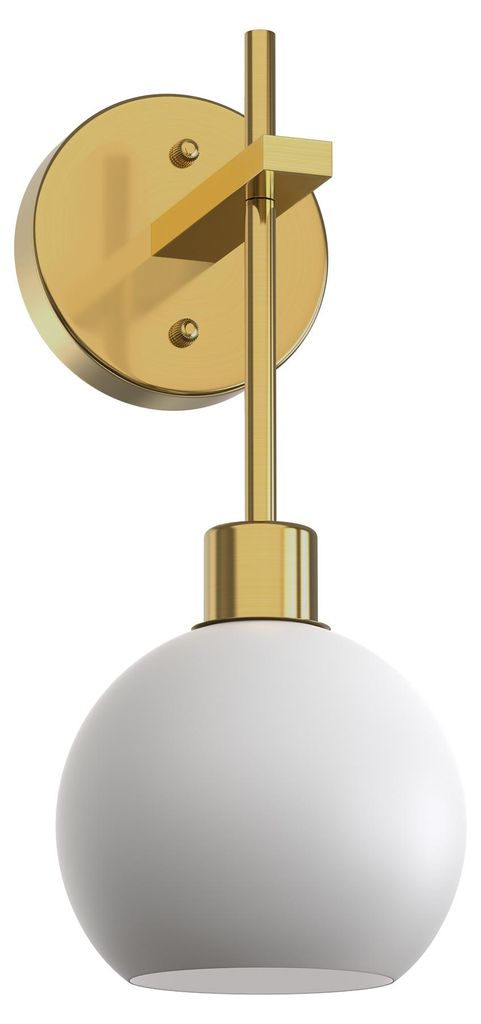 LED Wandleuchte Gold Milchglas Kabellos RGBCW 2er-Pack 30,0 Produktbild 