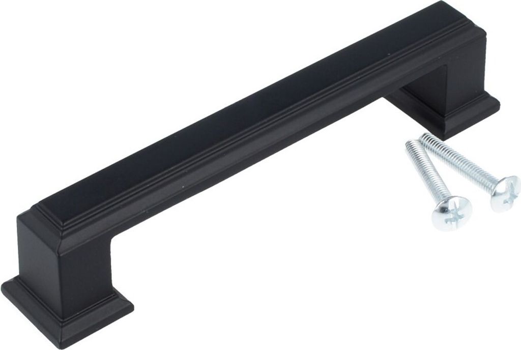 Möbelgriff Möbelknopf Serie UZ71 Schrankgriff Türgriff Schwarz Griff 96mm