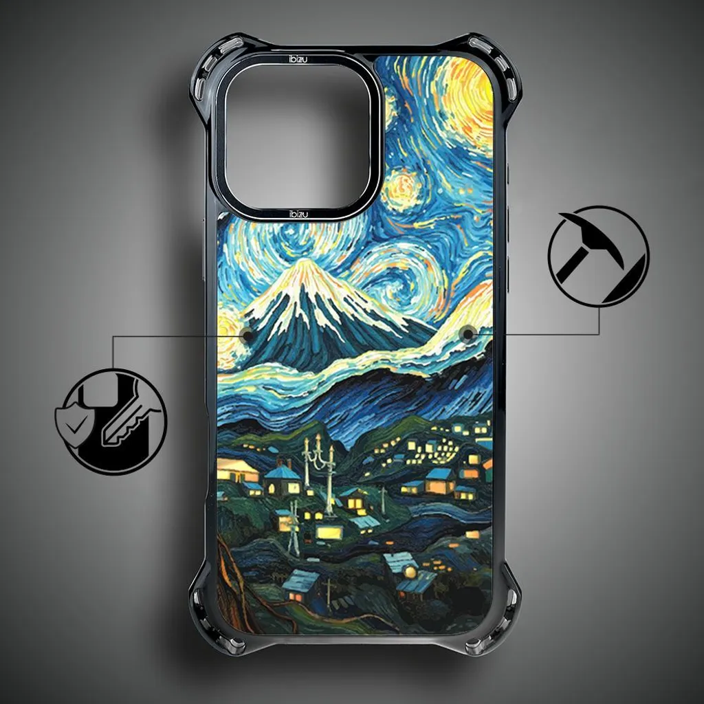 Coque iPhone 14 Pro Max Ibizu DropGuard Ultra avec MagSafe Van Gogh