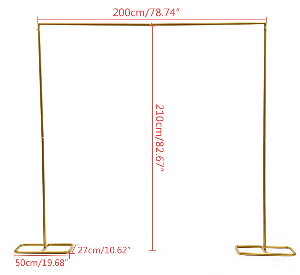 Étagère Arch dorée durable en fer - Décoration modulable taille M - 5