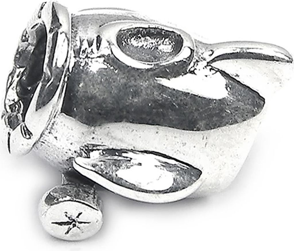 CarloBiagi Charm Bead Flugzeug 925 Echt Silber Schmuck Element D2BBS027