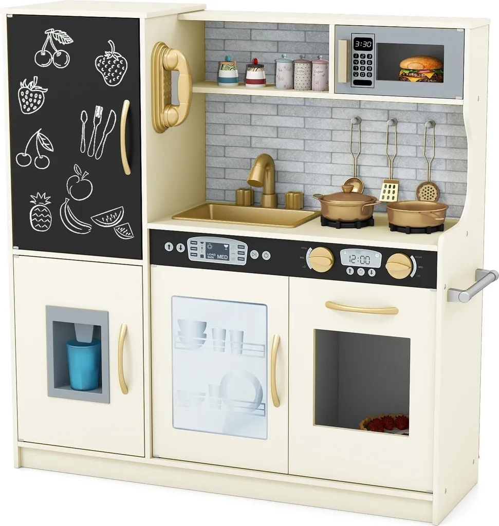 Cuisine pour enfant idéale pour l'éveil et le dessin - Format 82x80 cm