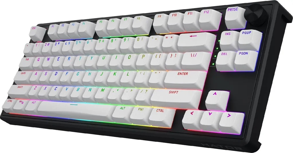 Clavier Gaming Réactif HATOR Skyfall 80 MAG 8K RGB - QWERTY TKL