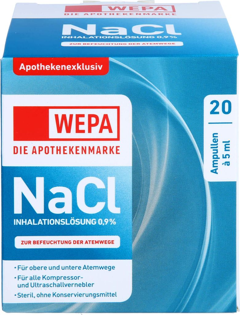 WEPA NaCl Inhalationslösung 0,9 % zur Befeuchtung der Produktbild 