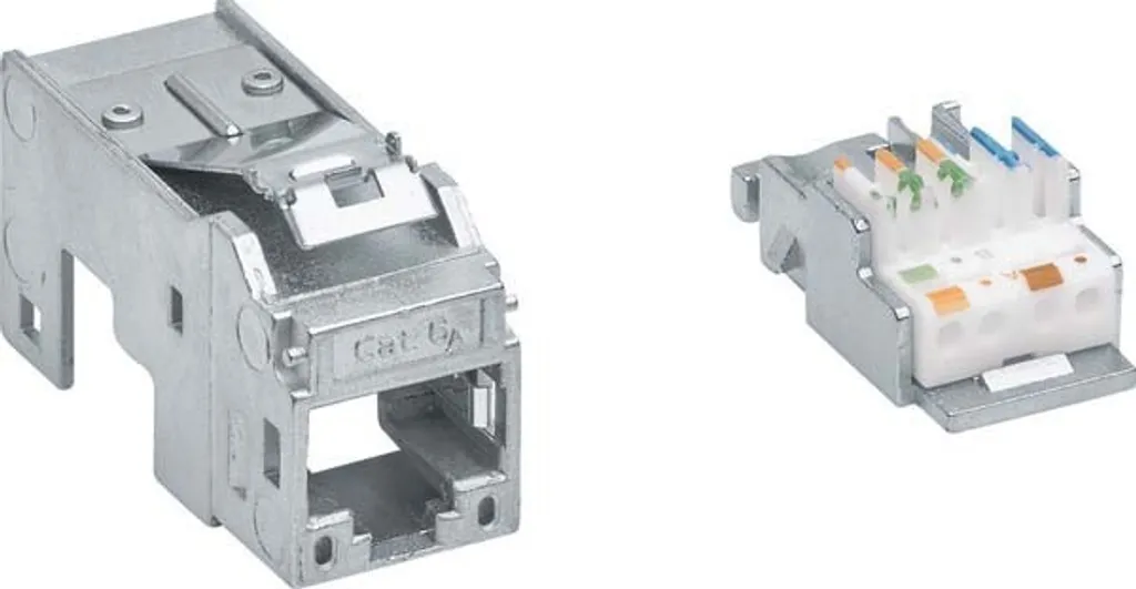 Module Hager GMKRJ45 Connecteur Keystone RJ45 Blindé Format 14,7 mm