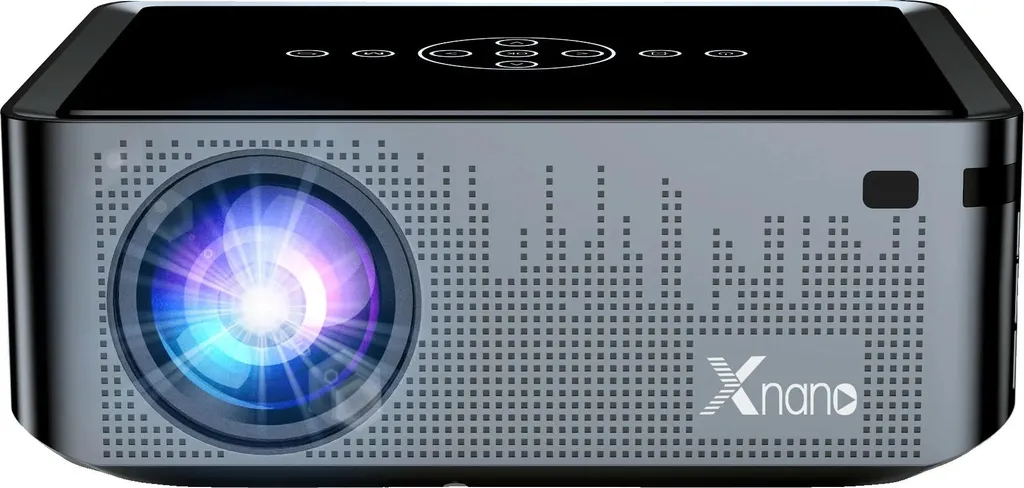 Projecteur Haute Résolution pour Soirée Cinéma - Format Nomade Gris
