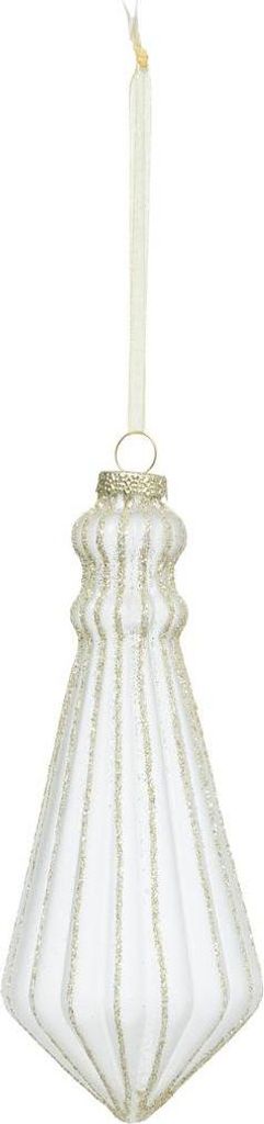 Sdn glas pompom bl gold 15cm - Feeric Lights & Christmas