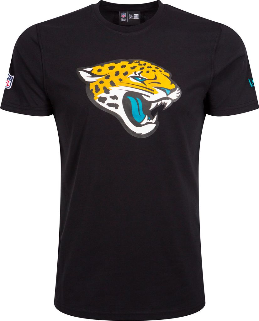 New Era Herren T-Shirt NFL Jacksonville Jaguars Logo schwarz M