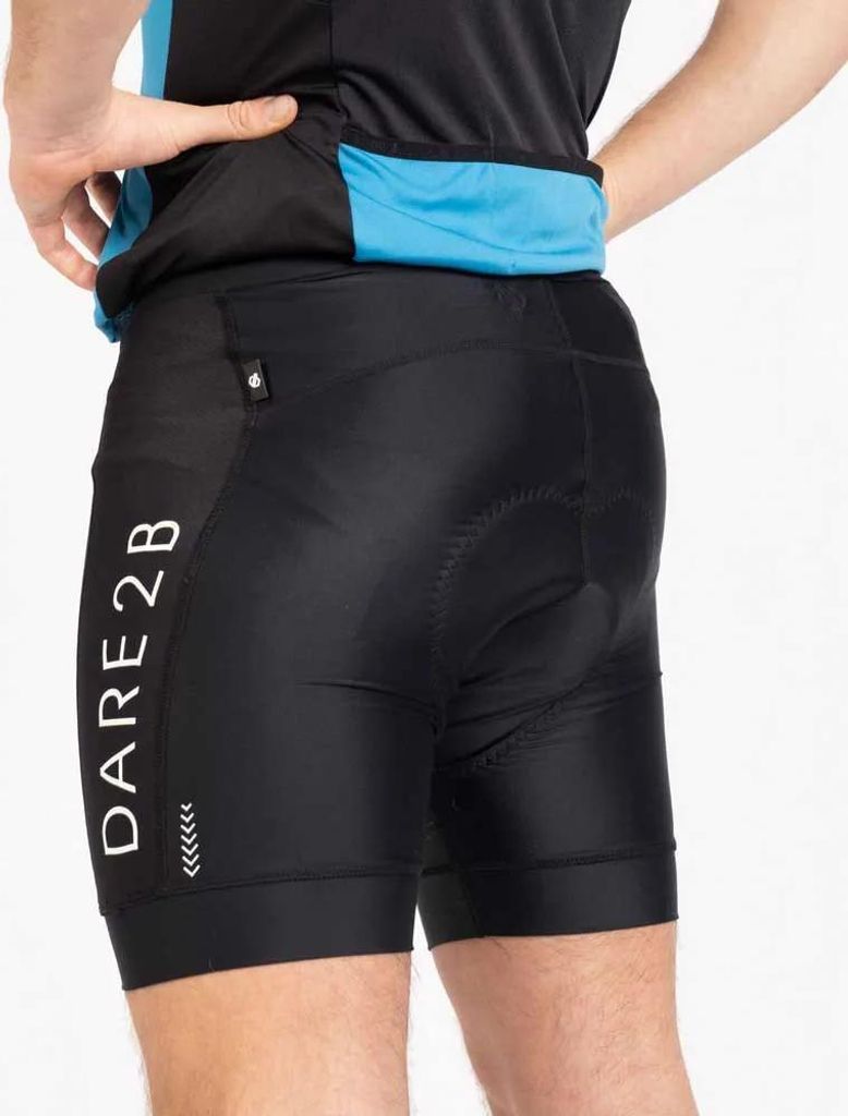Dare 2B Gel Fahrradhose kurz Herren mit einlagen, Größe:S, Farbe:Schwarz