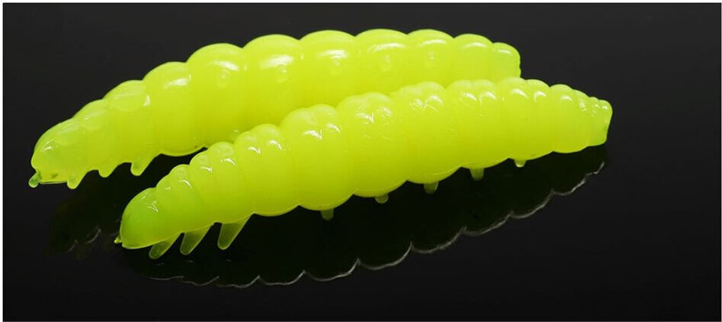 Libra Lures Larva Kunstköder (hot yellow)