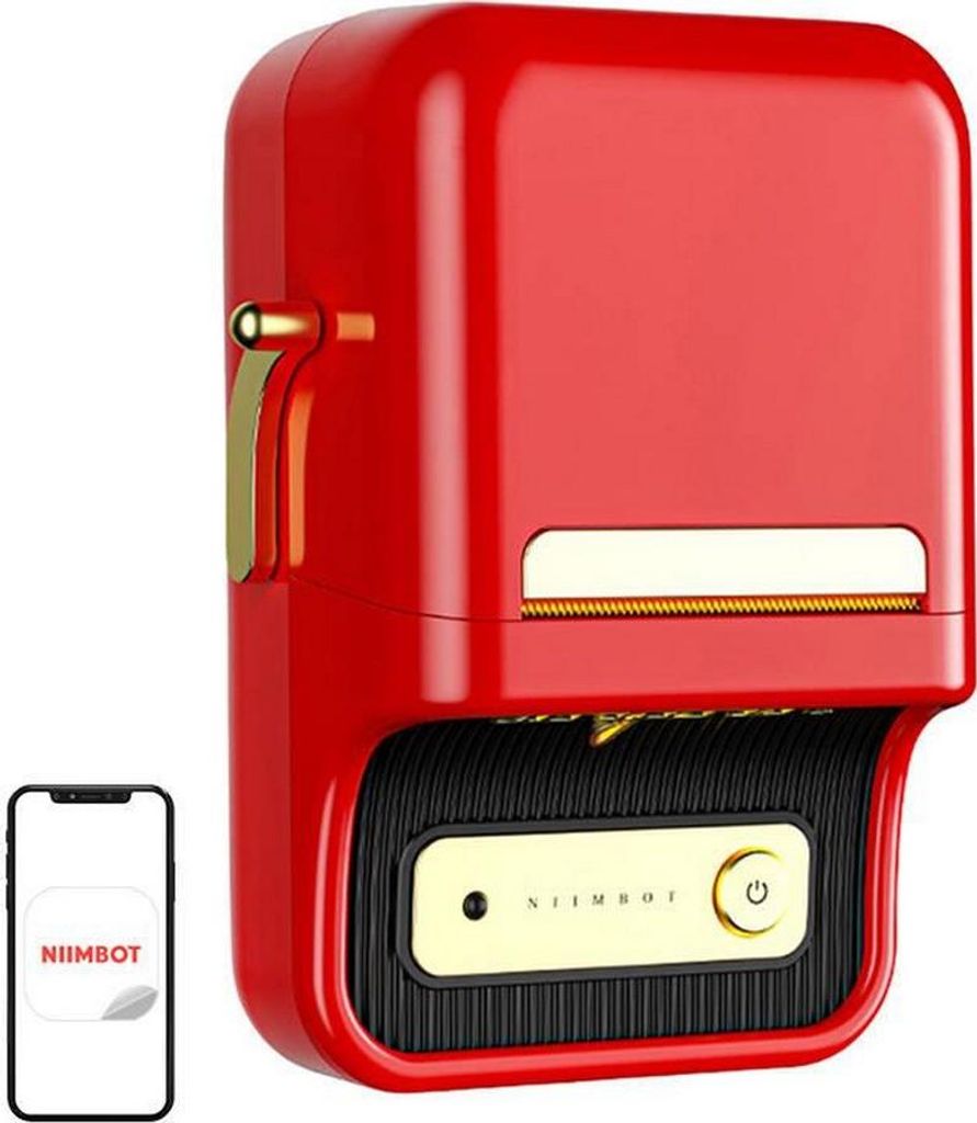 Niimbot B21S Etikettendrucker Rot