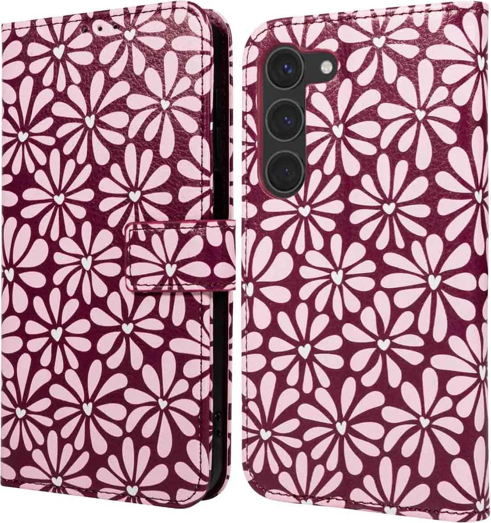 Cover Portafoglio Samsung S23 imoshion Bloom Love Blush | Stile Floral