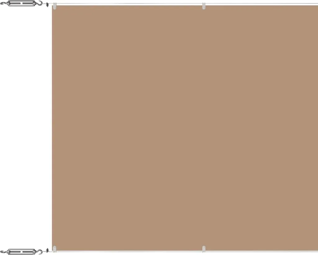 vidaXL Tenda verticale Taupe 100x1000 cm Tessuto Oxford