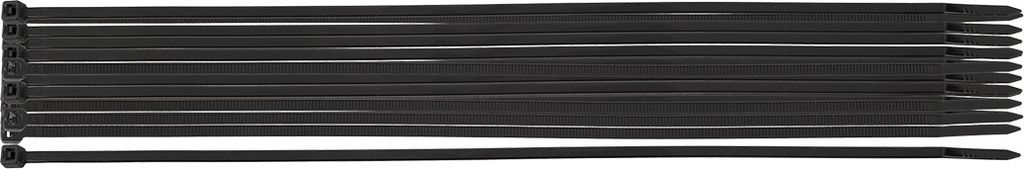 NEO TOOLS Nylon Kabelbinder Schwarz Set 20 Stück 300 mm x 3.6 mm - Stark Kabelbinder mit 30 kg Zugfestigkeit - UV-Beständig