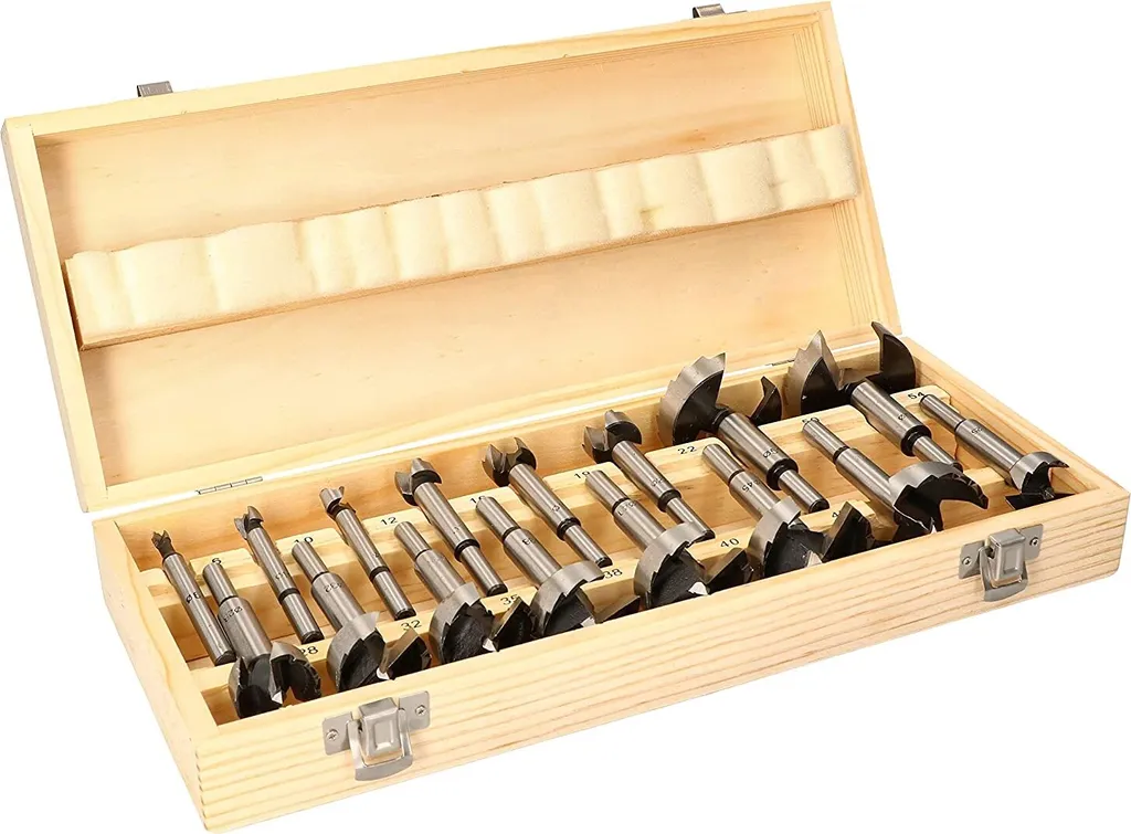 Kit Mèches Bois pour Charnières et Trous Borgnes 6-54 mm Pro KOTARBAU