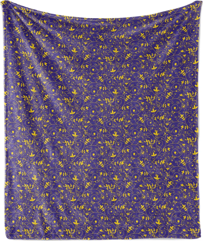 Idea Regalo: Coperta ABAKUHAUS Botanica 175x230cm Pile Flanella