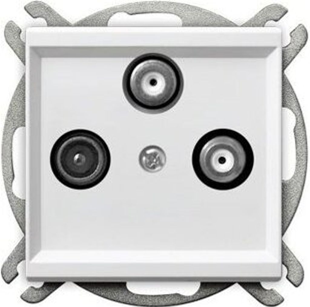 Ospel GPA-R2S/m/00, Weiß, IP20, 71 mm, 35 mm, 71 mm, 108,5 g