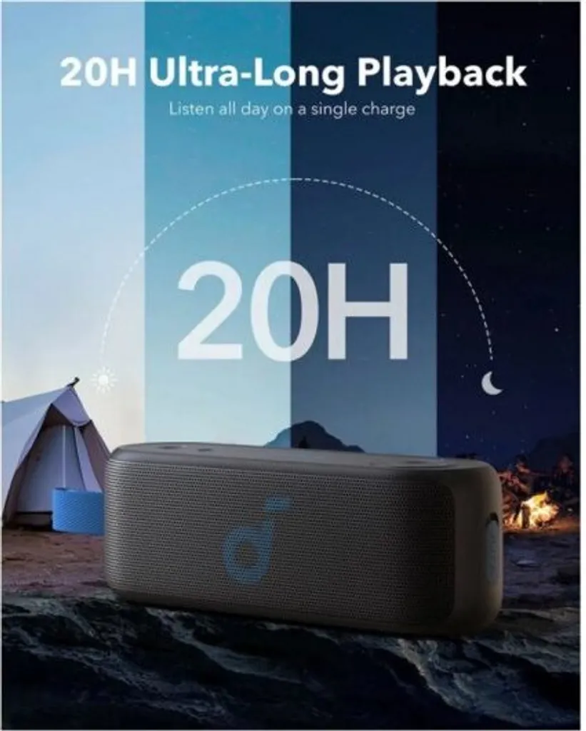 Soundcore Select 3 Enceinte Bluetooth Étanche Finis les Problèmes d'Eau - 11