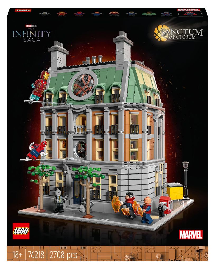LEGO 76218 Marvel Sanctum Sanctorum, 3-stöckiges Modular Image du produit 