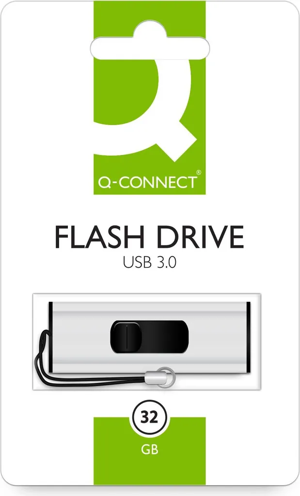 Q-CONNECT KF16370 Chiavetta USB 3.0 superveloce, 32GB
