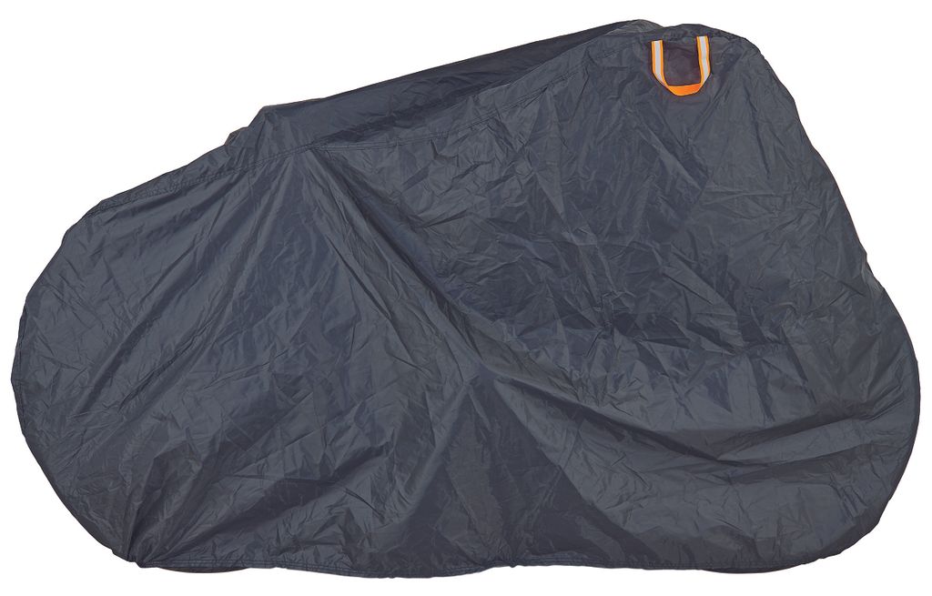 Prophete Fahrradgarage 210 x 100 x 115 cm – Wasserabweisende Fahrrad-Abdeckung aus Polyester 190T mit reflektierendem Trageriemen – Schwarz