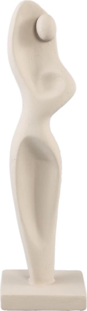 PTMD - Statue Sumaya - Taupe - 12x9x42cm