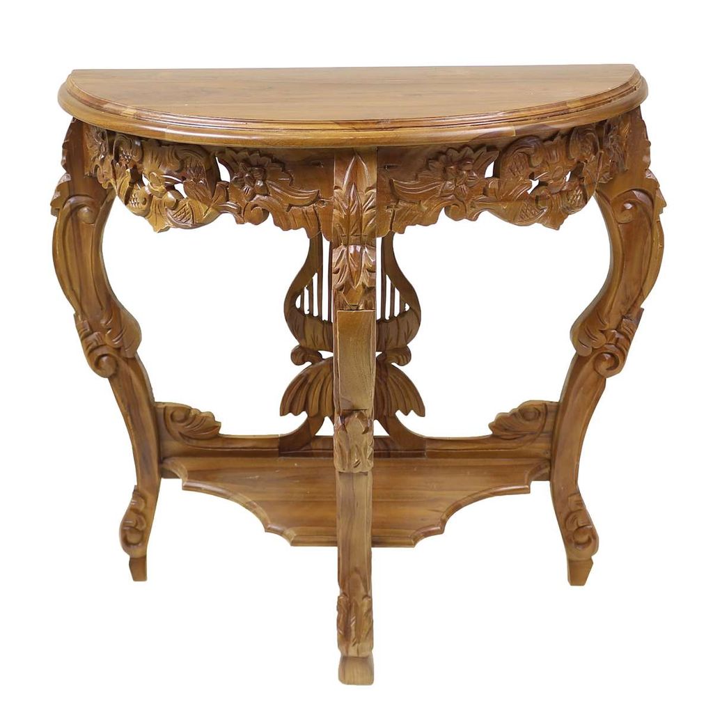 Konsole Barock Holzkonsole Telefontisch Tisch Flur Wandtisch Antik Konsolentisch 