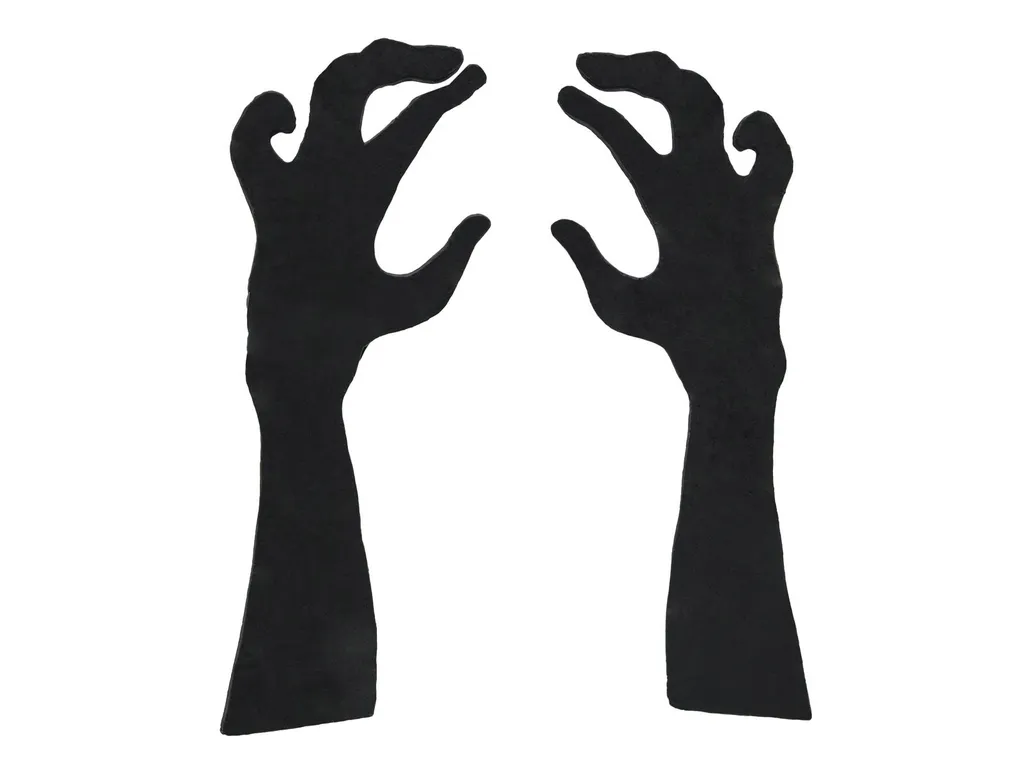 Décoration Murale Europalms Silhouette Bras 40cm pour Salon et Bureau Pro