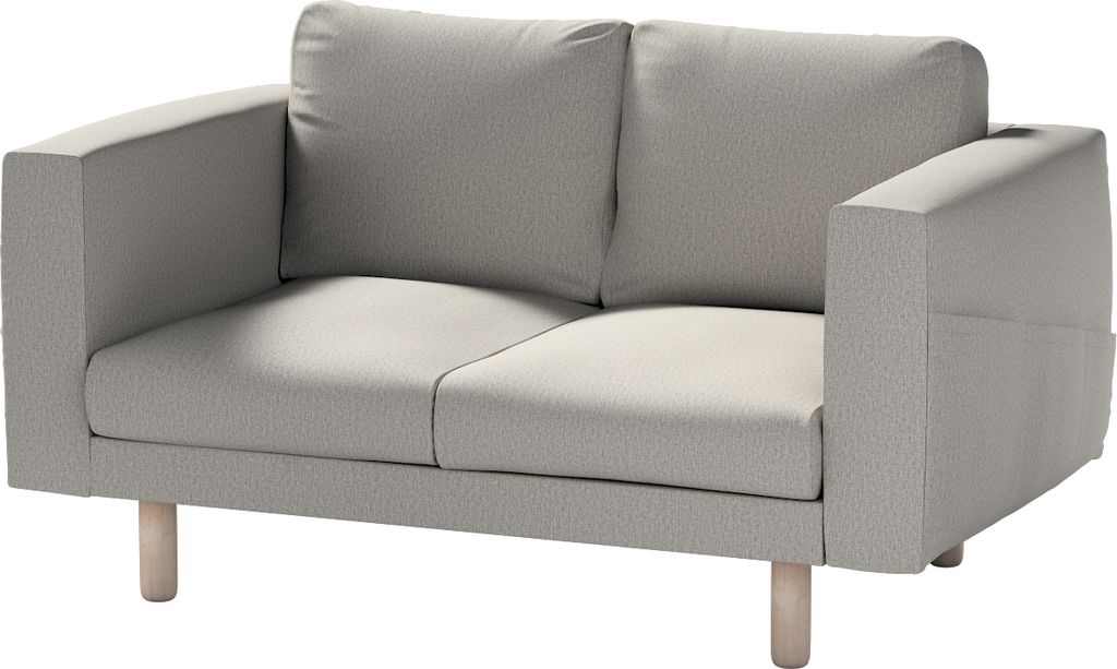 Dekoria Bezug für Norsborg 2-Sitzer Sofa, grau, Norsborg 2-Sitzer Sofabezug