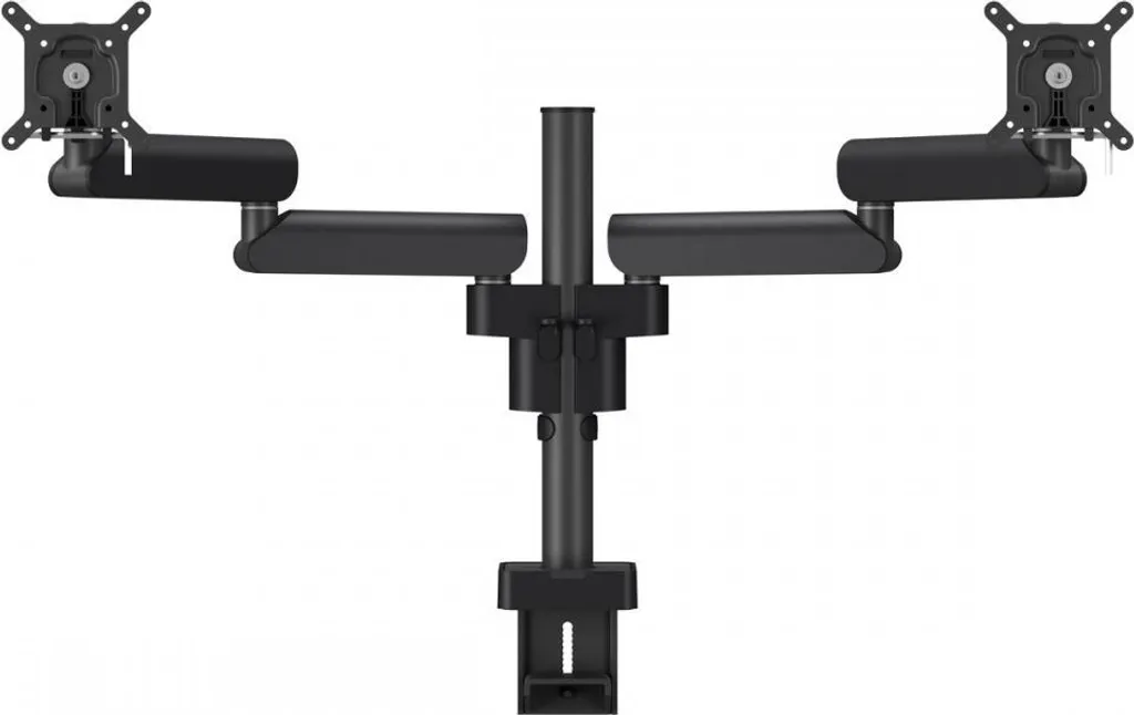 Bras pour 2 écrans Noir Vogels 7122370 Articulé et Réglable en Hauteur