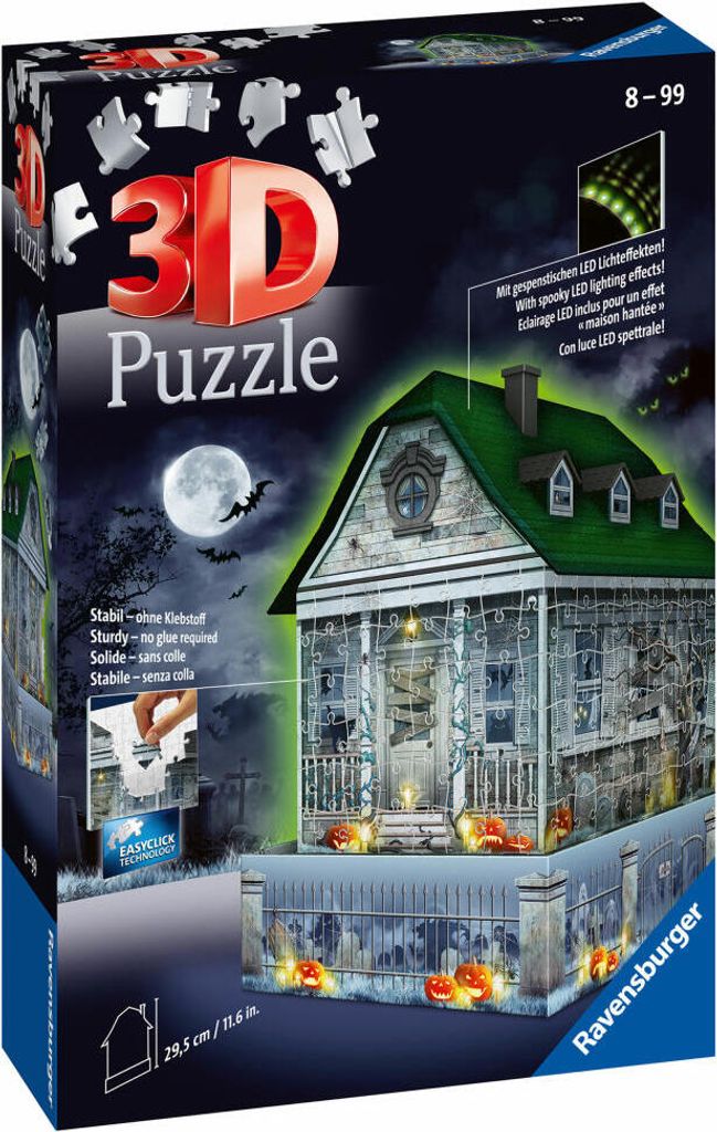 Casa spaventosa di notte Ravensburger 11254 Immagine del prodotto 