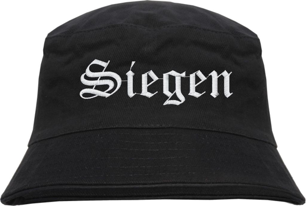 Siegen Fischerhut - Altdeutsch - bestickt -  Bucket Hat Produktbild 