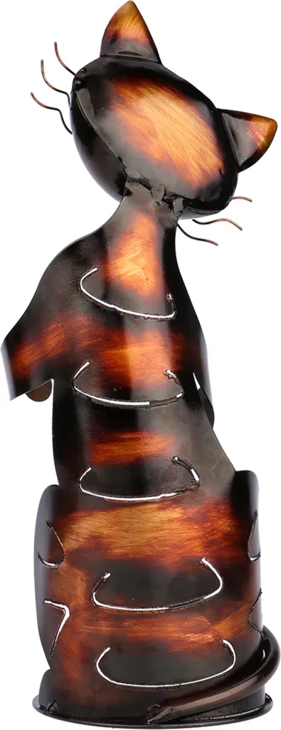 Support bouteille de vin chat pour table - Décoration cuisine moderne - 5
