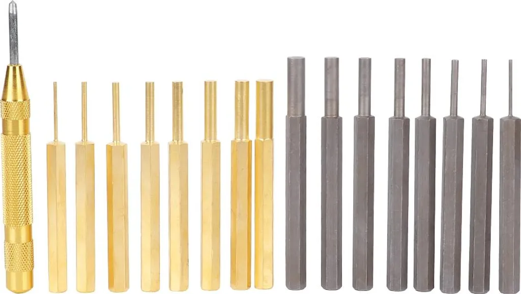 Set 18 Punzoni Professionali Cuoio Acciaio e Ottone - Acquista Online