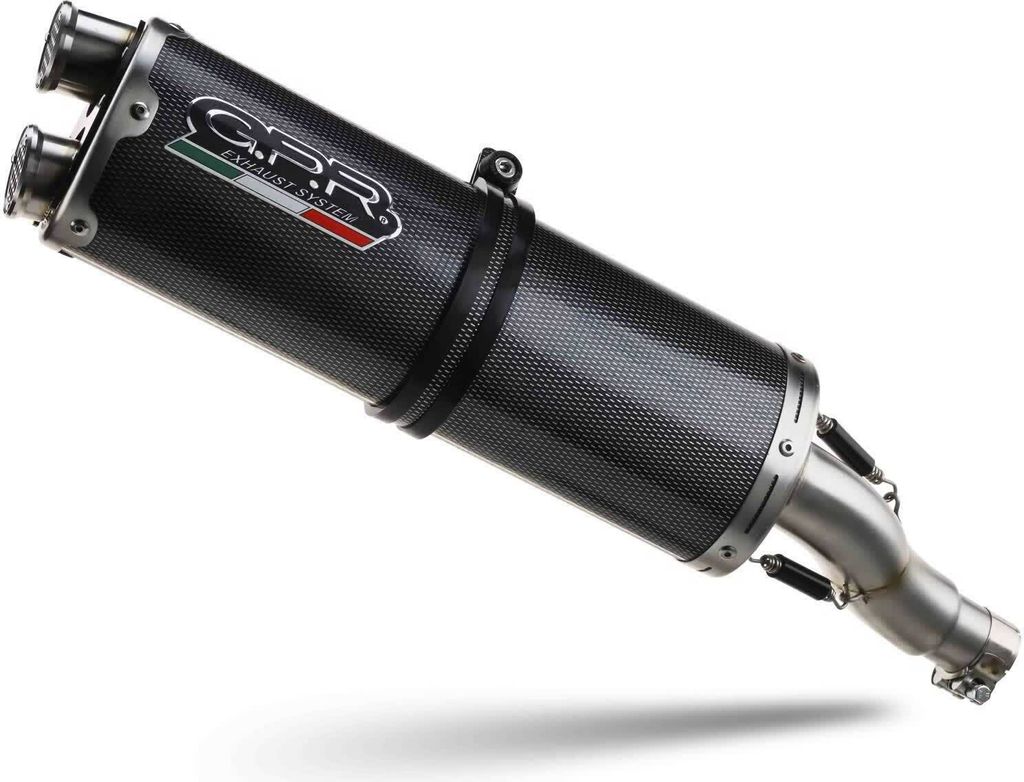GPR Dual Poppy Slip-On Auspuff für Triumph Tiger 1200 GT/Rally