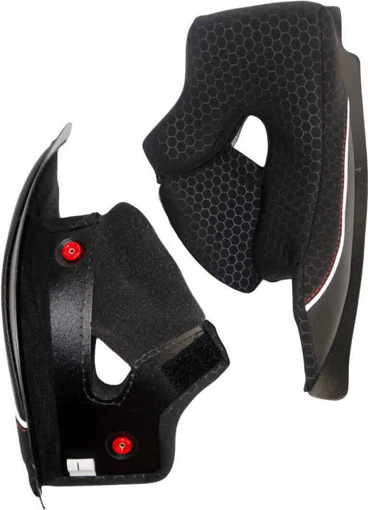 Schwarzes Kissen Paar Helm CGM 320 NEUTRON Größe S