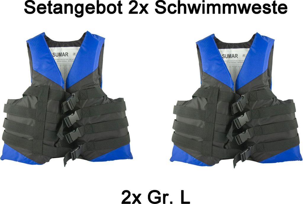 Setangebot 2x Waterski Schwimmweste Gr. L Produktbild 