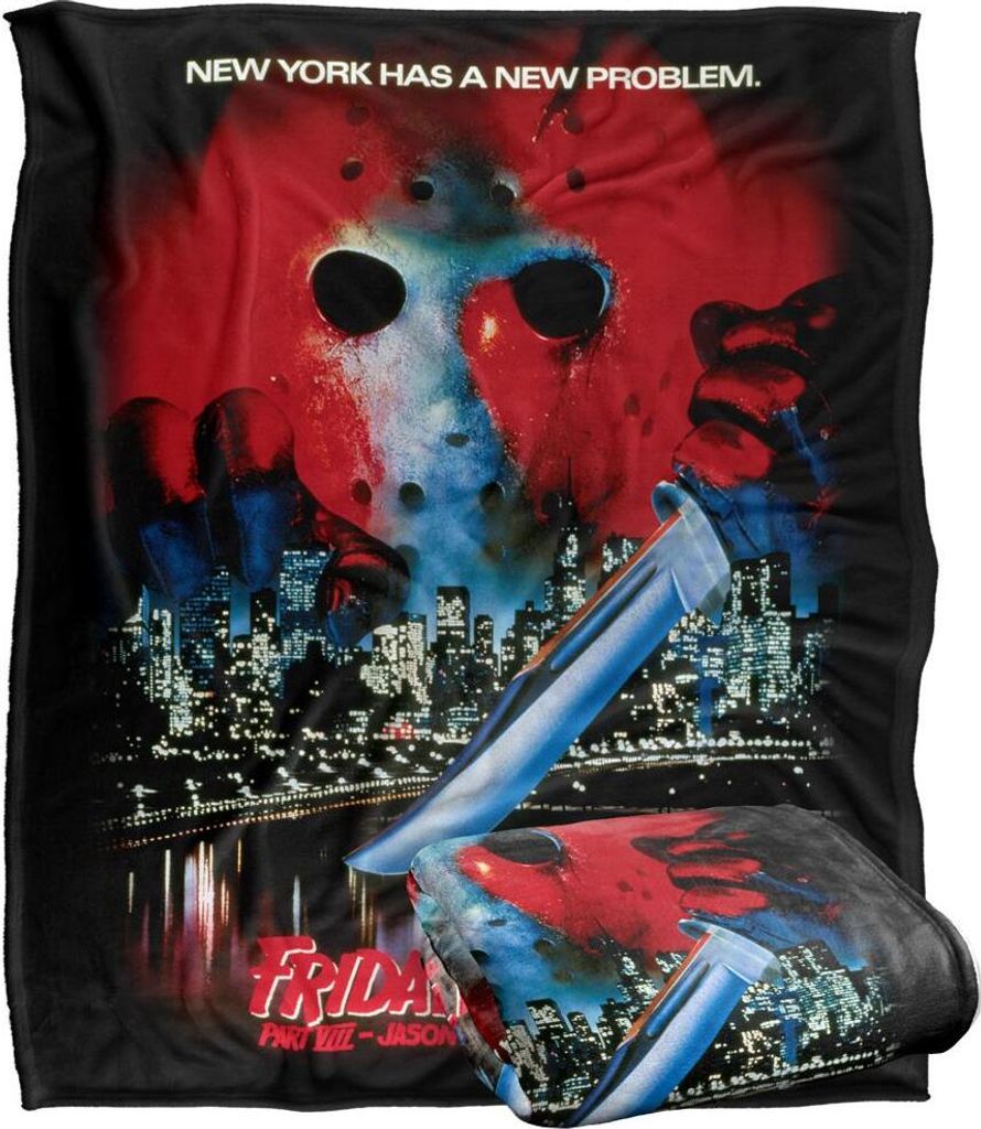 Friday The 13th - Decke "Part VIII", Poster TV19366 (Einheitsgröße) (Bunt)