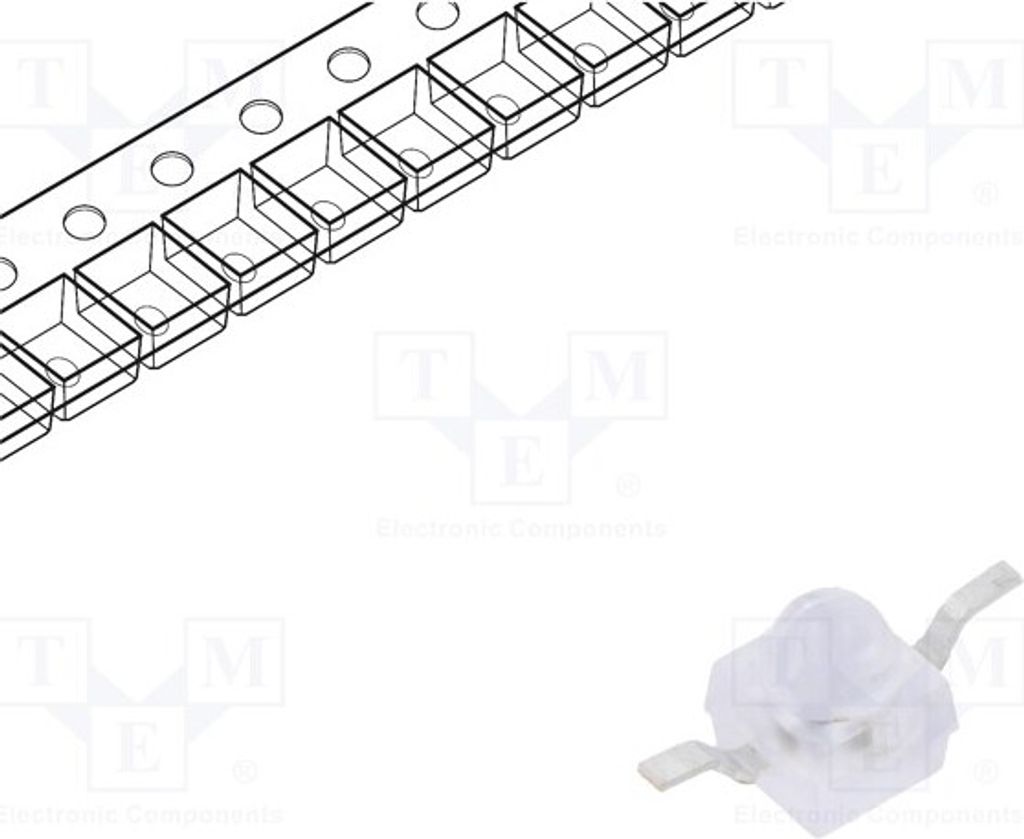 5x IR Sender 100mA V294008RG Infrarot-LEDs 940nm 40mW 7° transparent SMD