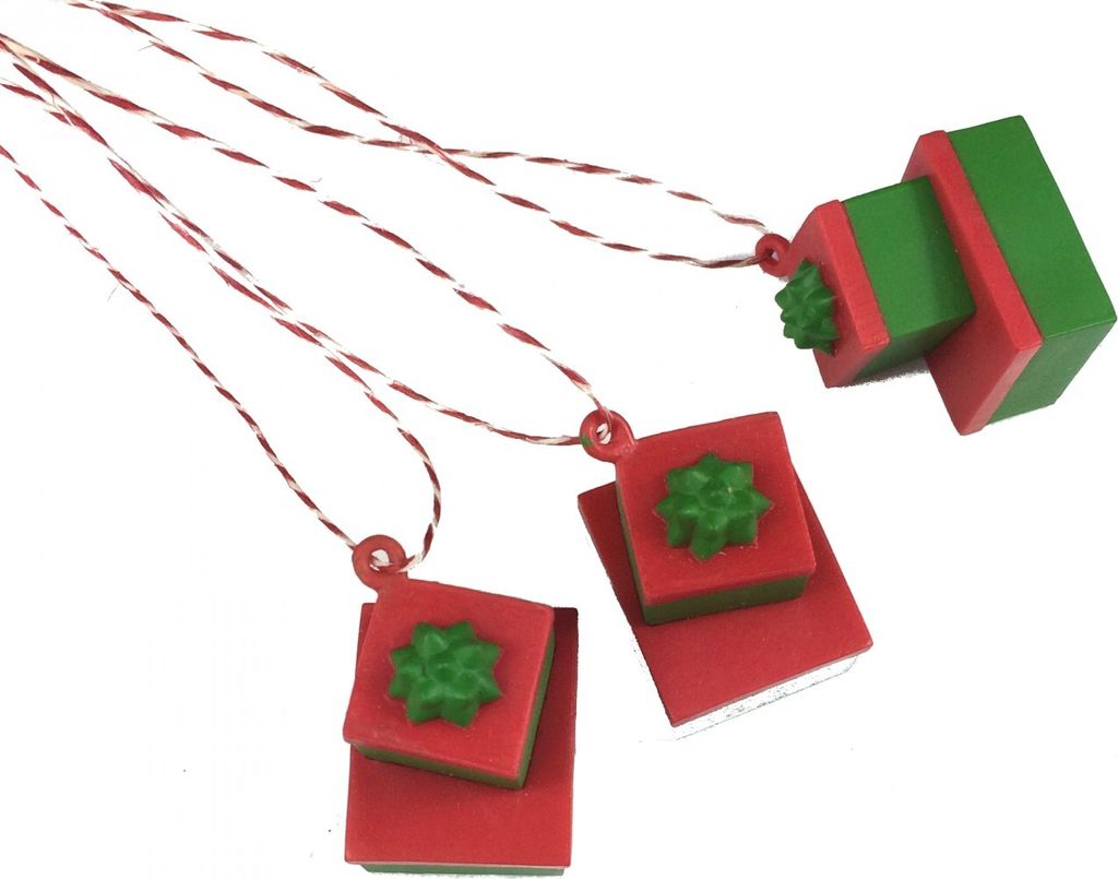 3 Stück Weihnachtsbaumanhänger Baumschmuck Anhänger Xmas Produktbild 