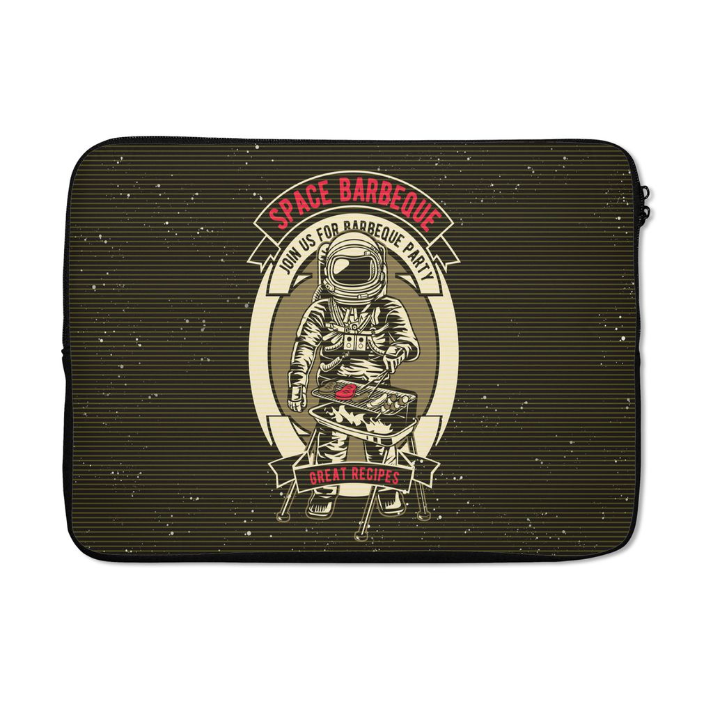 MuchoWow Laptop Hülle 14 ZollJahrgang - Astronaut - BBQ Laptoptasche - Laptoptasche - Stoßsicher - Schutzhaube