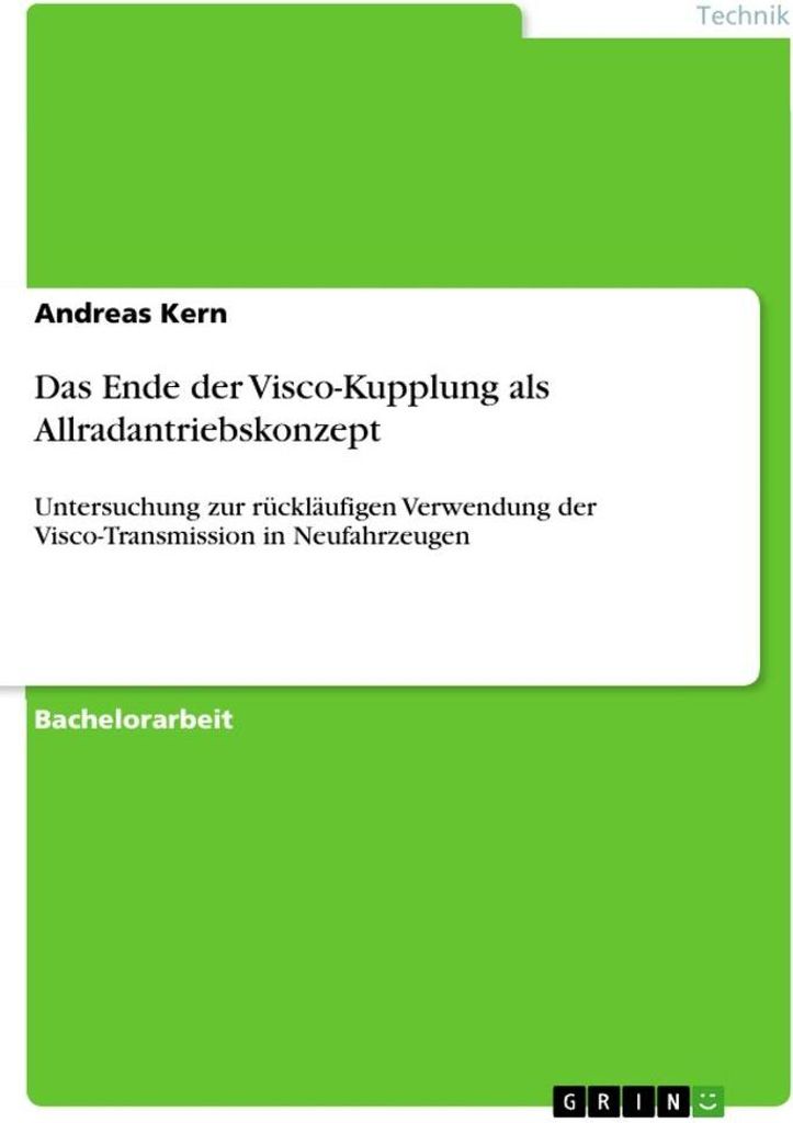Das Ende der Visco-Kupplung als Allradantriebskonzept
