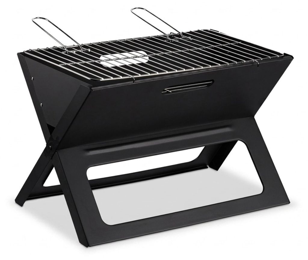 Relaxdays Barbecue pliant, avec charbon et grille, barbecue Image du produit  Image générée par une IA