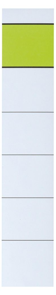 FALKEN Rückenschild 10St. schmal kurz weiß Produktbild 