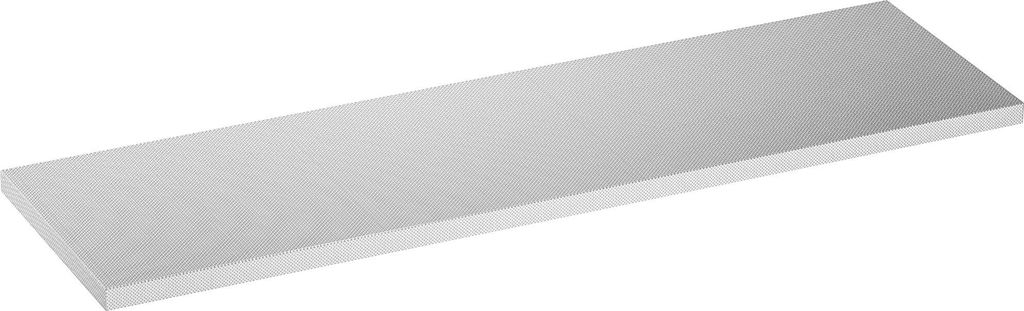 VIGOR Edelstahl-Arbeitsplatte mittel V6000-01725-X L x B x H: 1725 mm x 500 mm