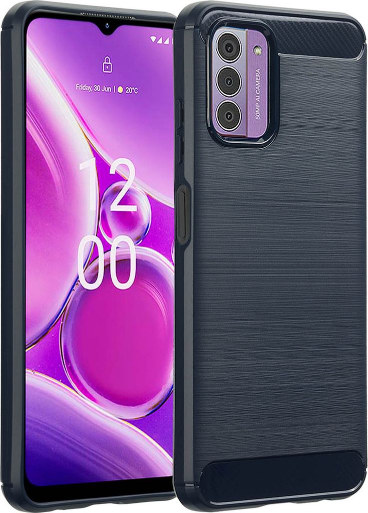 imoshion Brushed Back Cover Nokia G42 - Dunkelblau Produktbild 