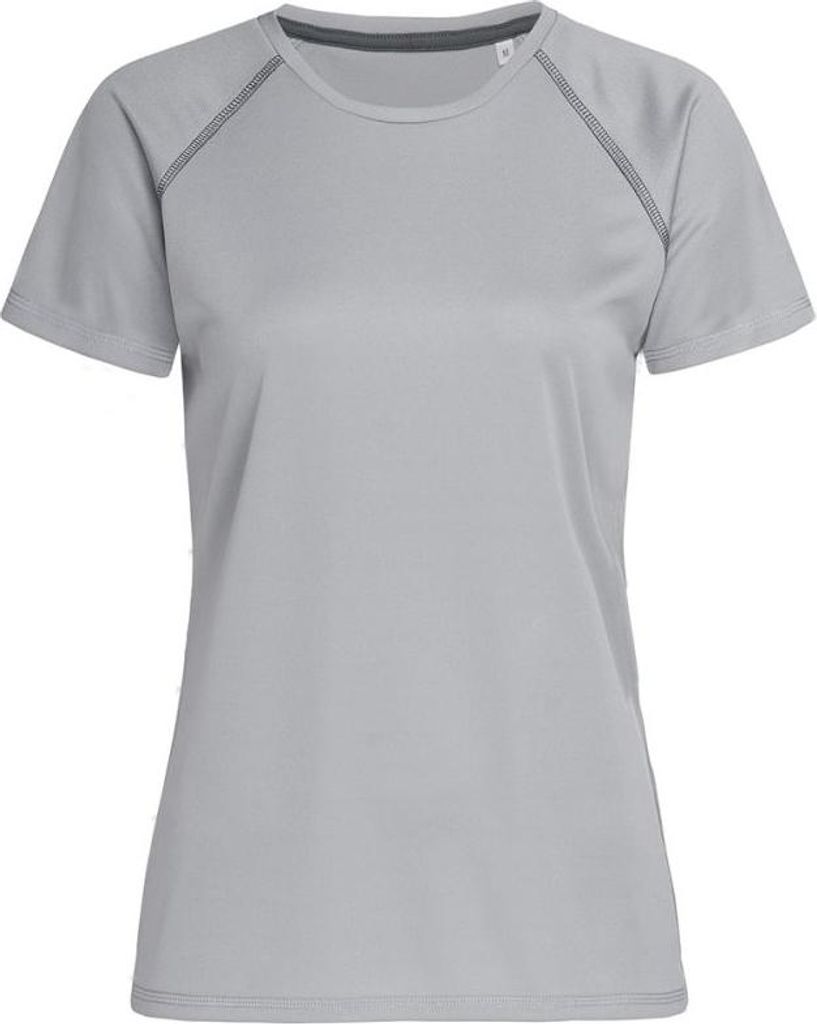 Stedman - "Active 140 Team" T-Shirt für Damen Raglanärmel FK2336 (M) (Silbergrau)