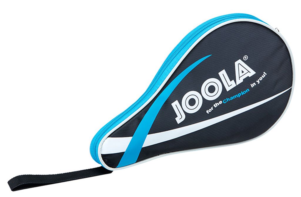 JOOLA Tischtennis Schläger Tasche-schwarz/blau schwarz/blau 