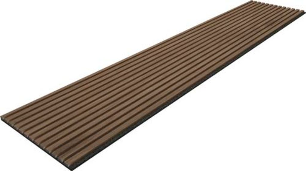 Sonava Akustikpaneel Walnuss Malmö 3-seitig furniert naturgeölt 2600 x 520 x 21 mm